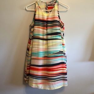 colorful patterned dress